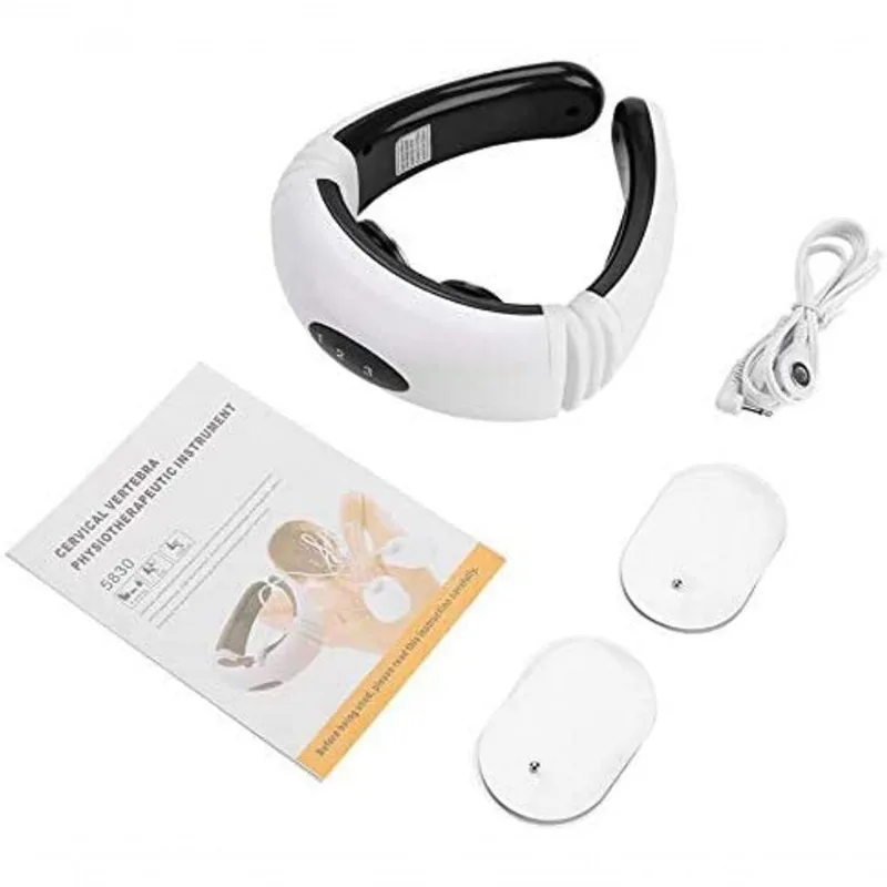 Aparelho Terapia Massageador Colar Cervical Relaxar Pescoço Hx-5880