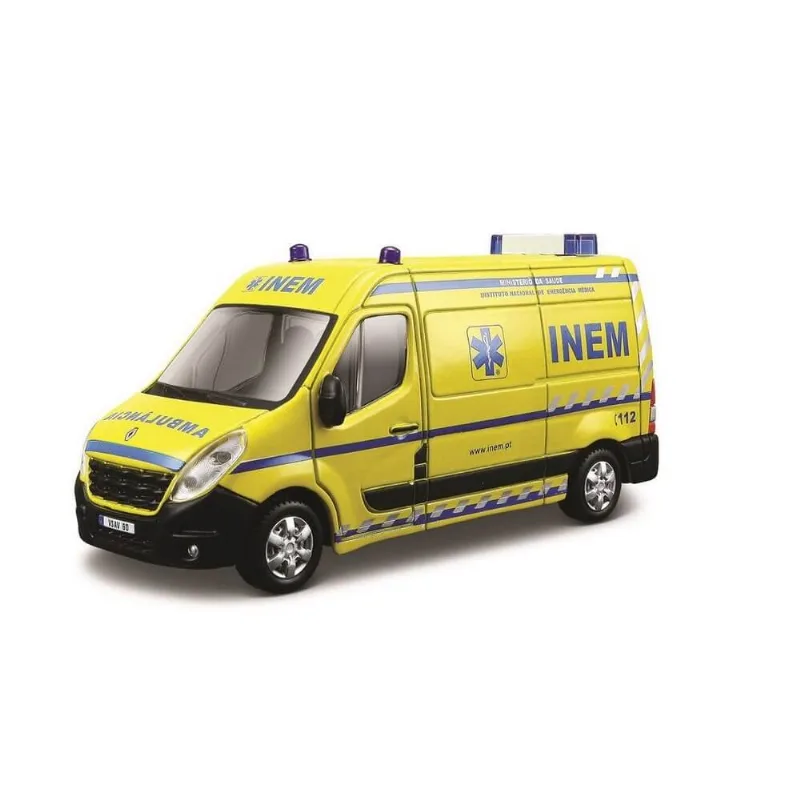 Miniatura Renault Master 1/50 Emergency Am Bburago 32008
