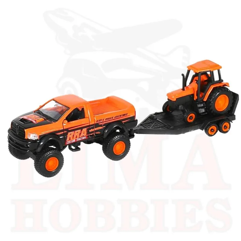 Miniatura Dodge Ram Srt-10 2004 With Trator Maisto 21224