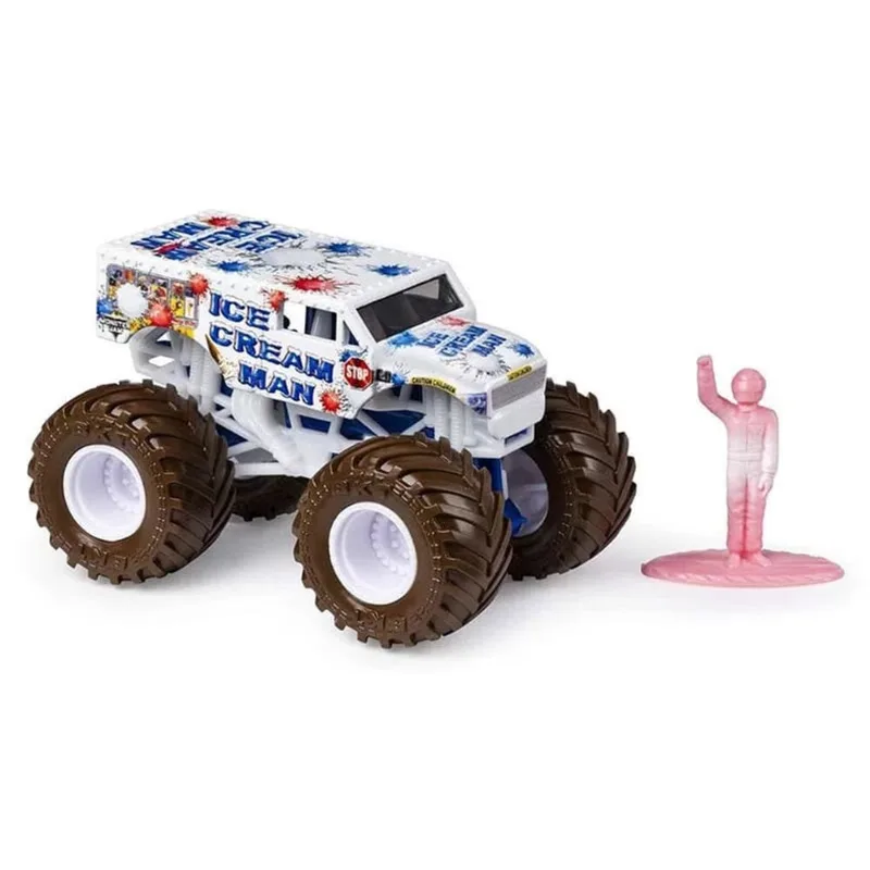 Mini Veículo E Figura Monster Jam 1/64 Ice Cream Man Sunny 002025