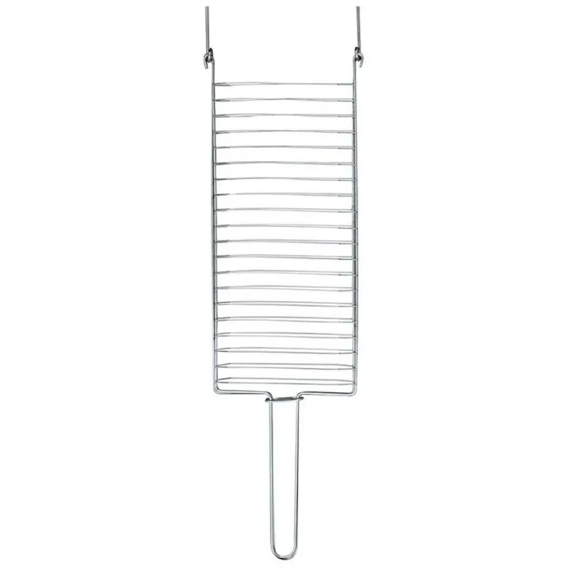 Kit Preparo Churrasco 4pcs Churrasqueira Grelha Espeto 55cm