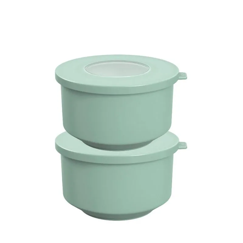 Kit2 Pote Mantimento 500ml Marmita Vasilha Organizadora