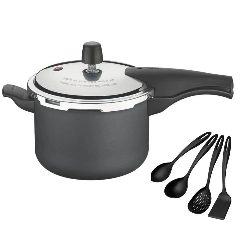 Kit Panela De Pressão Tramontina Antiaderente 4,5l