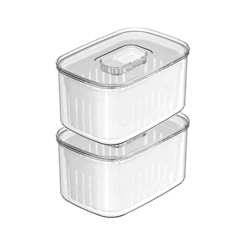 Organizador Geladeira Clear Fresh - Frescor E Organização