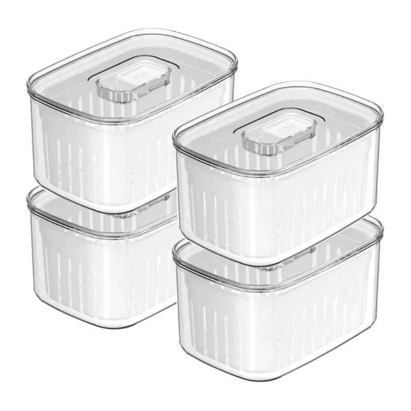 Organizador Geladeira Clear Fresh - Frescor E Organização