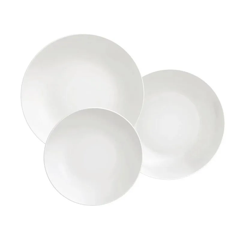 Aparelho Jogo De Jantar Pratos Porcelana Tramontina 12 Peças