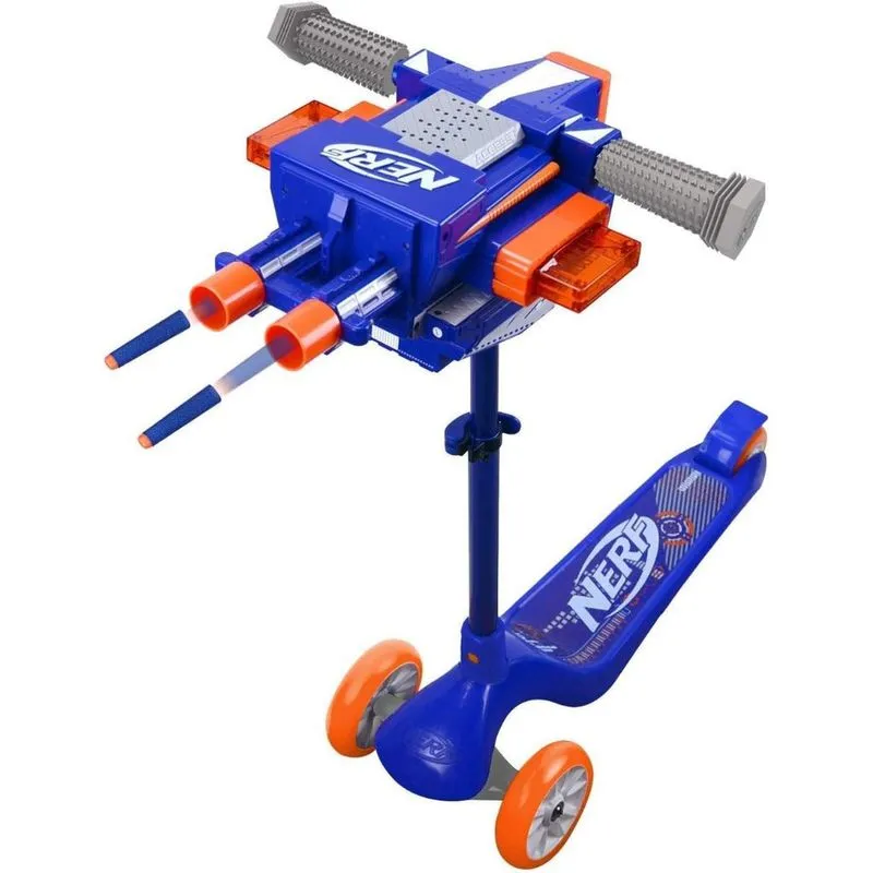 Patinete Nerf com Disparador de Dardos