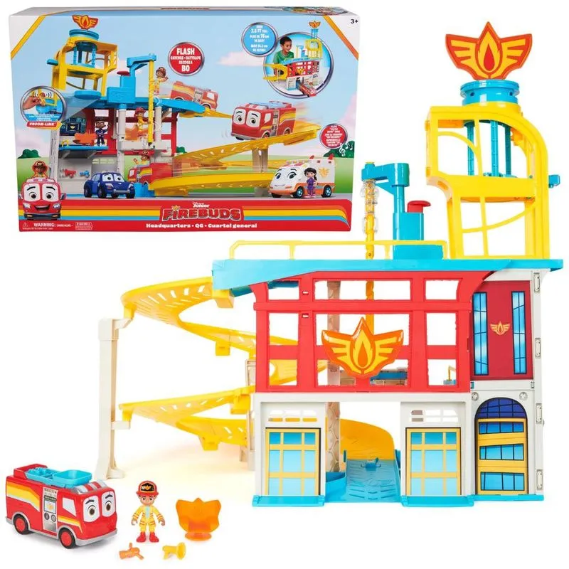 Pista Disney Junior Firebuds hq Playset
