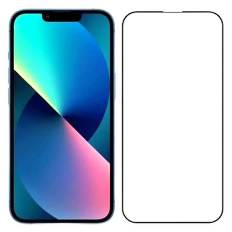 Película De Vidro 3D P/ Iphone 13 Normal + Capinha