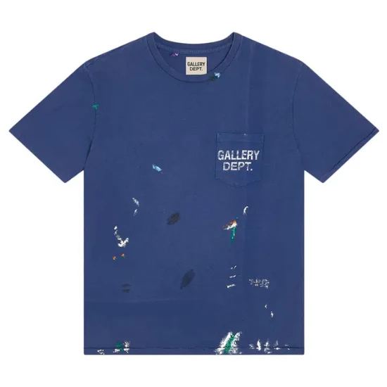 Gallery Dept. Vintage Logo Painted Tee 'Navy' S / New / 92201