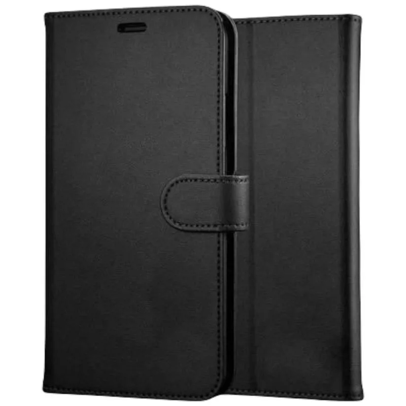 Kit Capa Carteira P/ Samsung A51 + Película De Vidro Normal