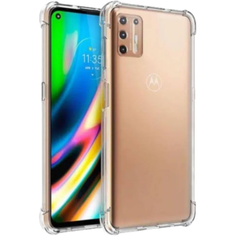 Capa Transparente Para Moto G9 Plus Flexível Anti-Choque