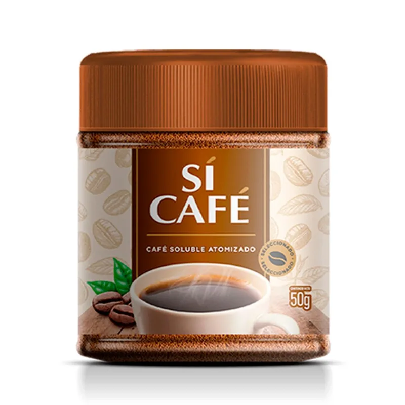 Si Café Soluble Atomizado Frasco 50 Gr.