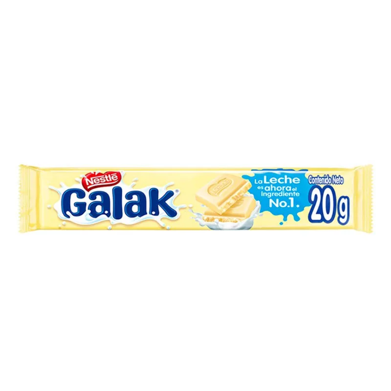 Galak Barra De Chocolate Blanco 20g