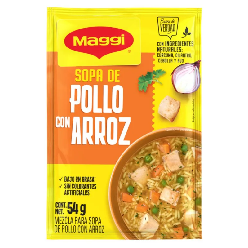 Maggi Sopa Instantánea Pollo Con Arroz 54g