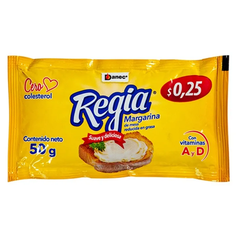 Regia margarina sachet 50 gr