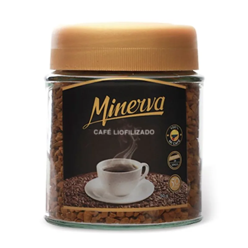 Café Liofilizado Frasco Minerva 50 gr