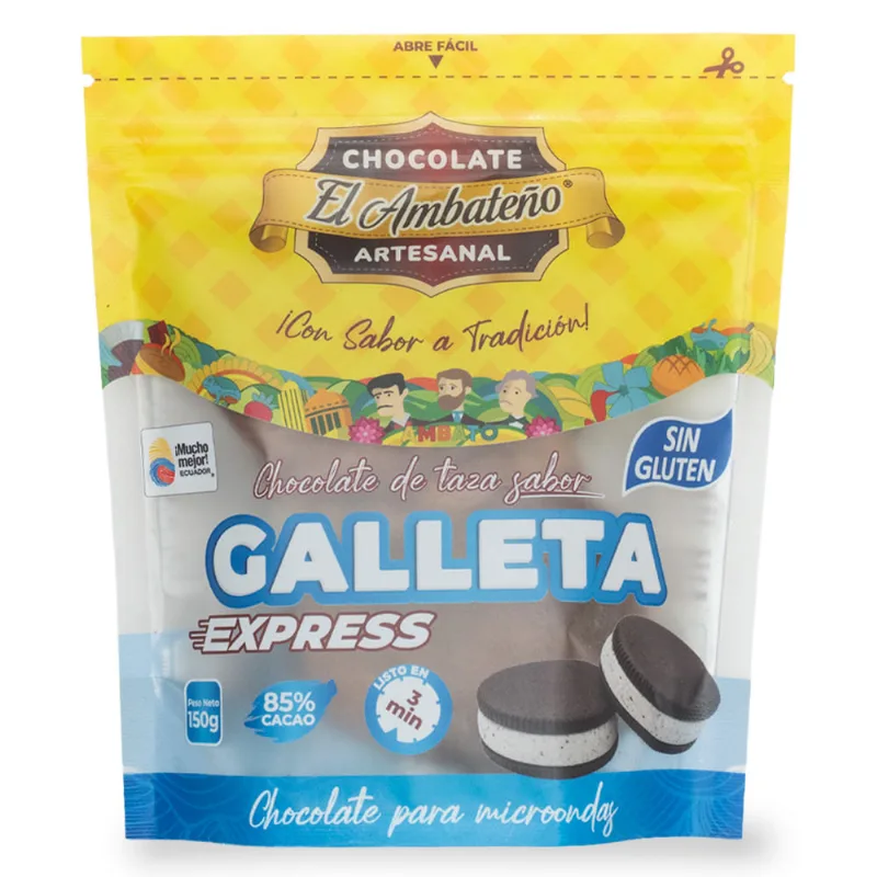 Chocolate de Taza Express Galleta El Ambateño 150 g