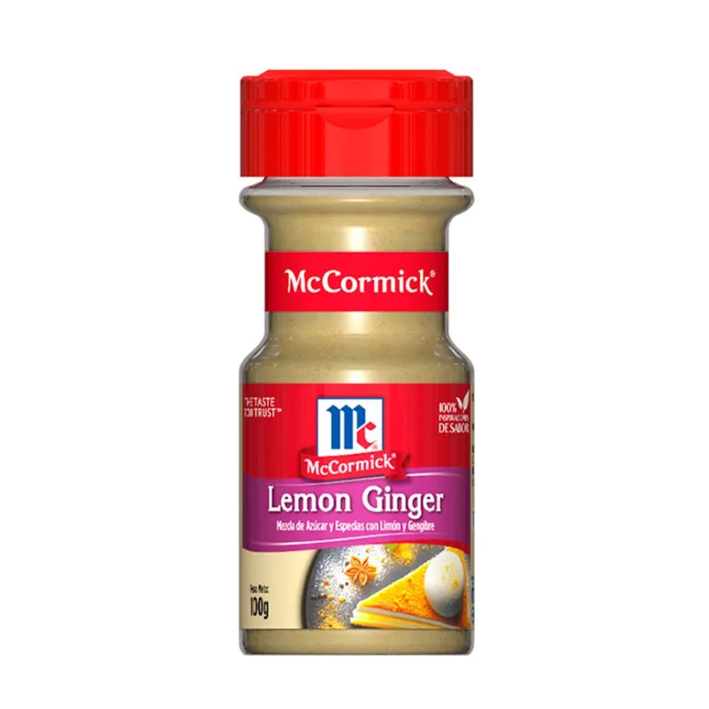 Especias Limón Y Jengibre Frasco Mccormick 45gr