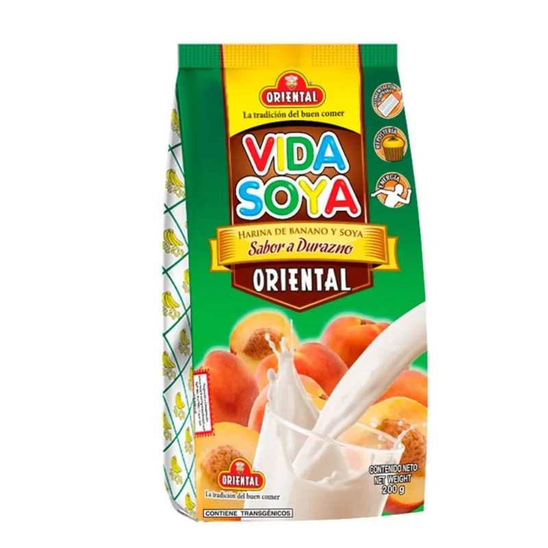 Harina De Banano Sabor a Durazno 200 GR.