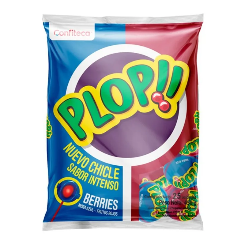 Chupete Berries Sabor A Mora Azul-Frutos Plop