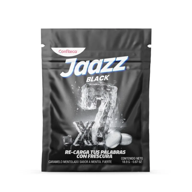 Caramelo Sabor a Mentol Fuerte Jaazz Black 18.9GR