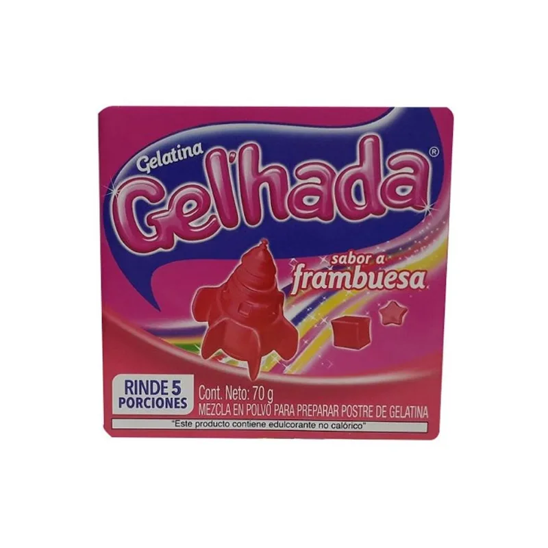 Gelatina Frambuesa Gel´Hada 70 Gr