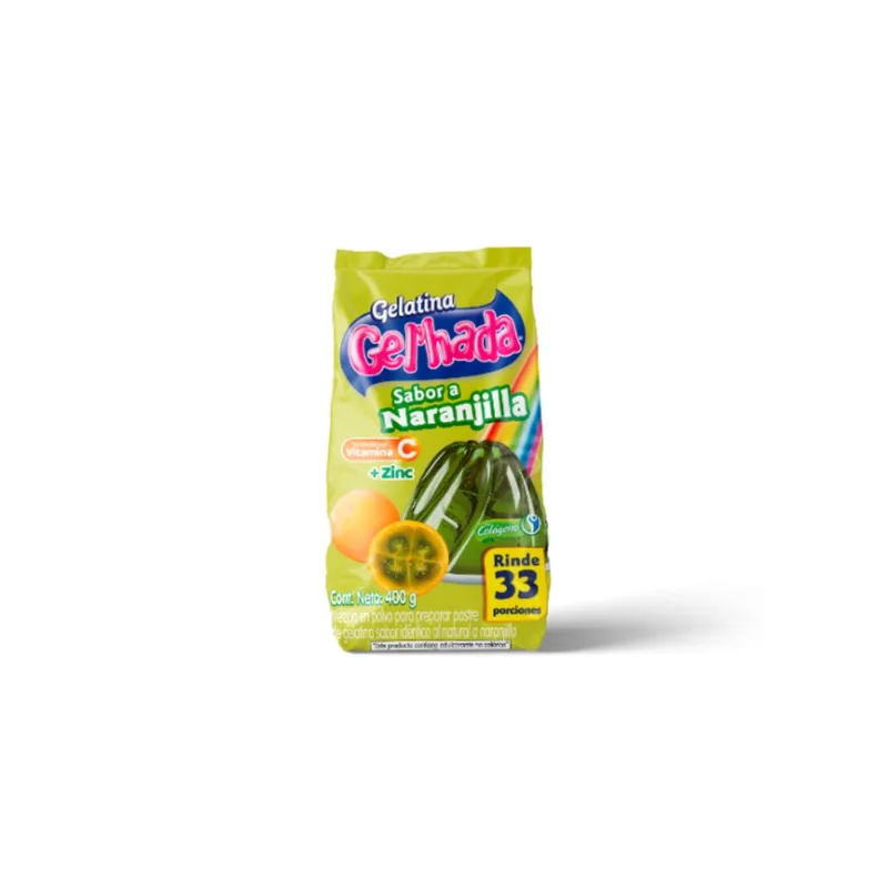 Gelatina Sabor A Naranjilla Gel'Hada 400GR