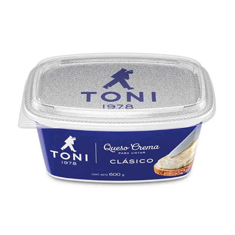 Queso Crema Toni 600 Gr.