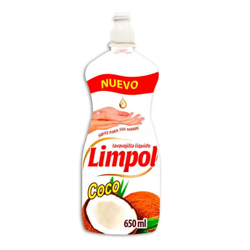 Lavavajillas Limpol Líquido Coco 650 Ml.