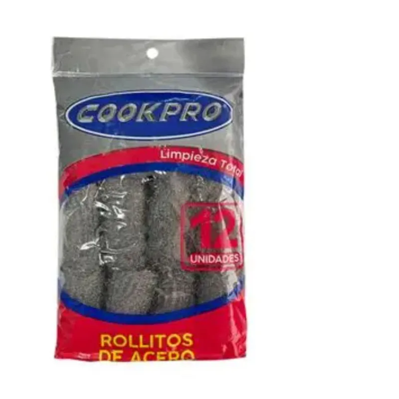 Cookpro rollitos de acero x 12un