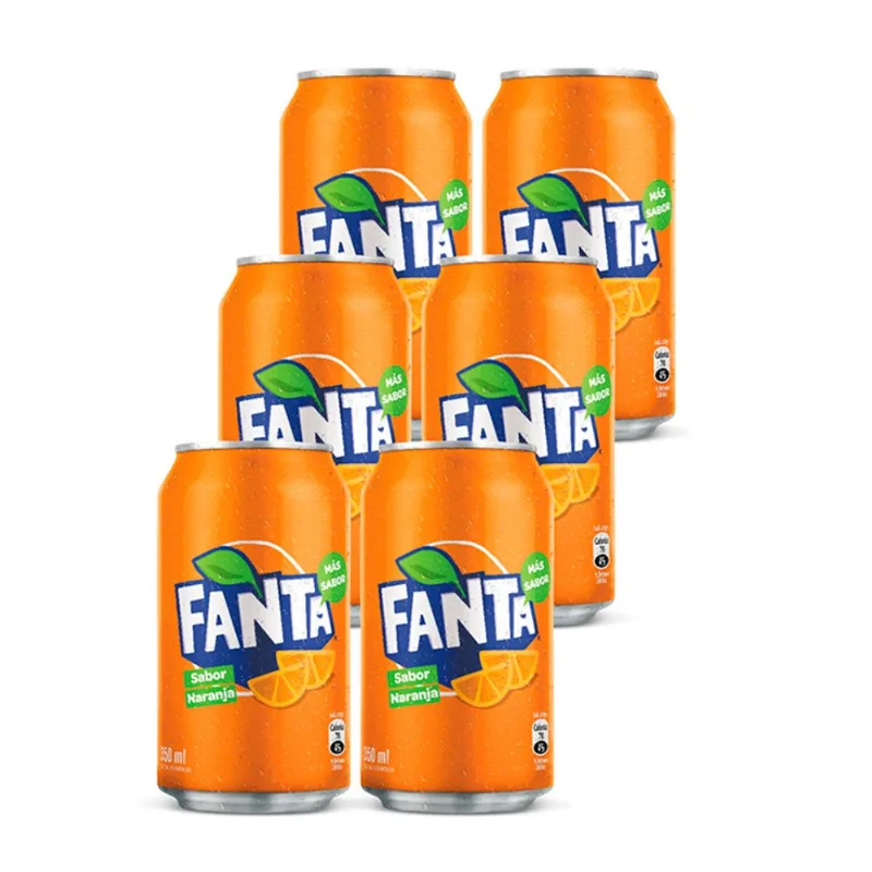 Gaseosa Lata Sixpack Fanta Harmony 350ML