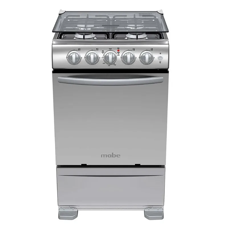 Estufa de Piso a Gas de 52 cm Inoxidable Mabe Tx1G-6CON
