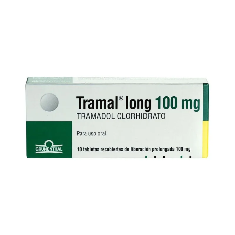 Tramal Long 100 Mg Caja con 10 Tabletas Recubiertas