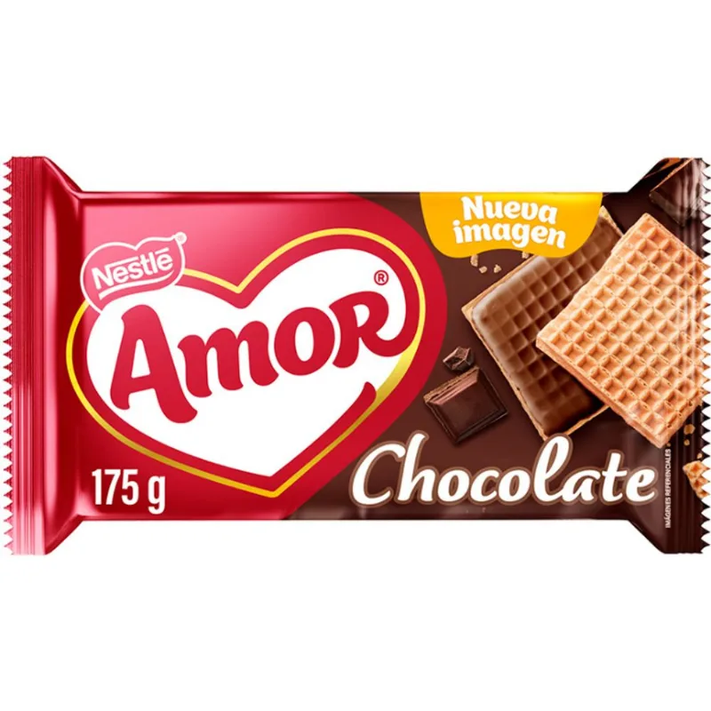 Amor Galleta Wafer Sabor a Chocolate 175g