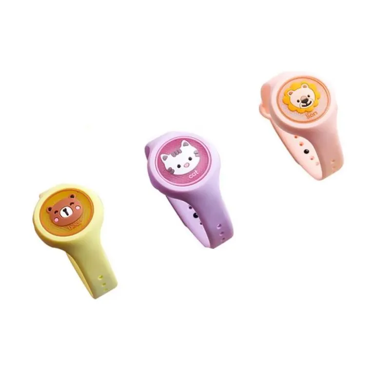 Pulseira Repelente De Mosquitos Infantil C/leds Coloridos