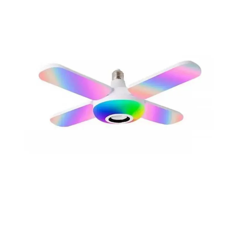 Lampada Led Musical Colorida Controle Remoto Bluetooth