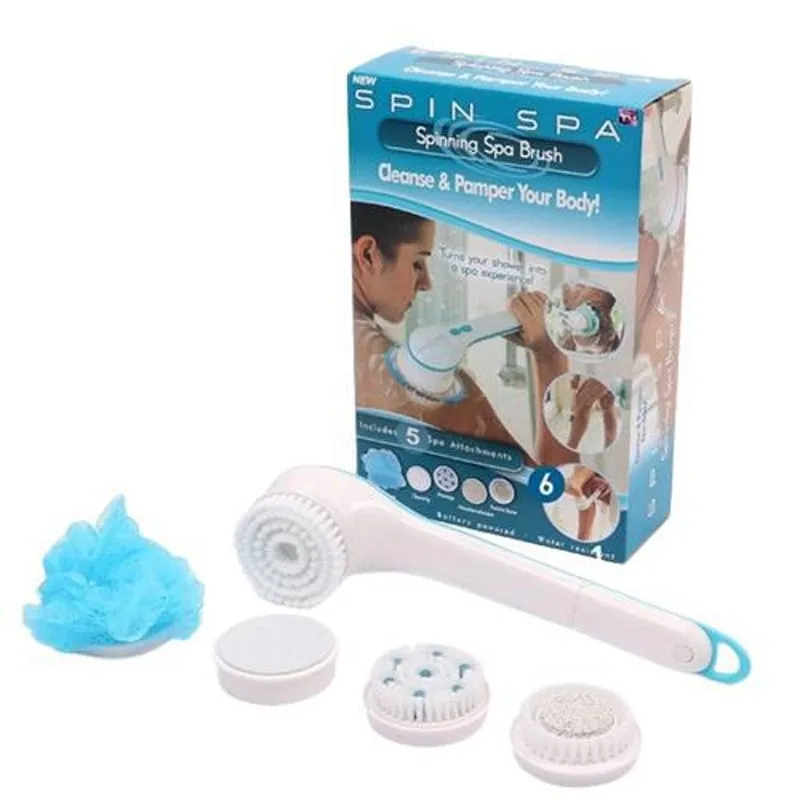 Escova Para Corpo Massagem 5 Em 1 Banheira Chuveiro Elétrico