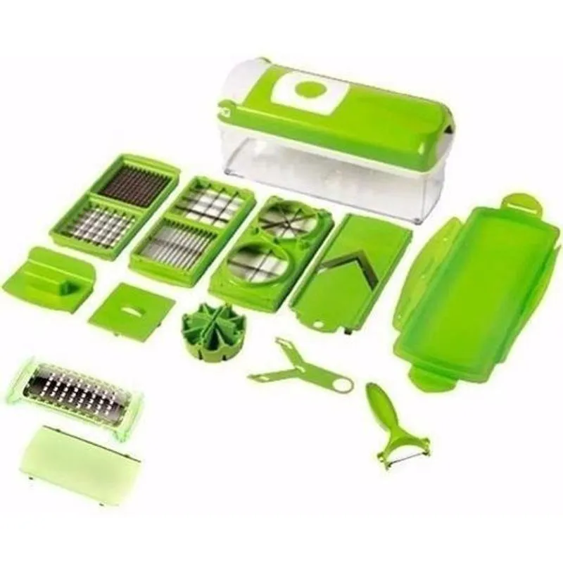 Kit Ralador Triturador Picador Fatiador Cortador 10 Funções