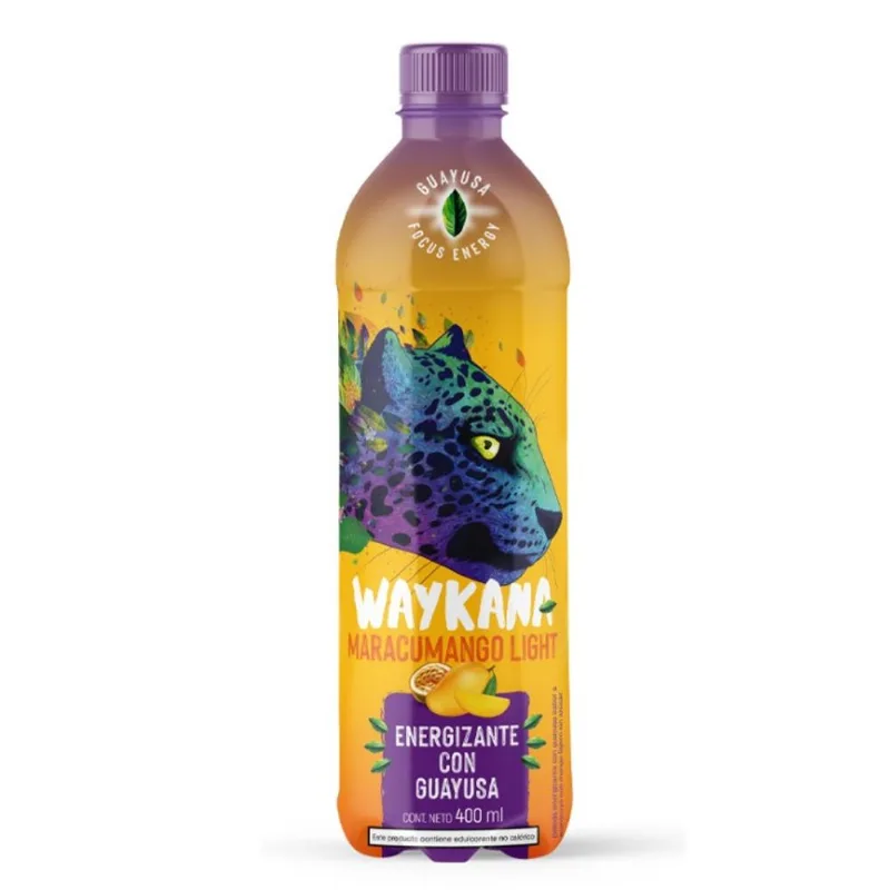 Energizante Waykana Pet Sabor Maracuya Con Mango Light 400 Ml