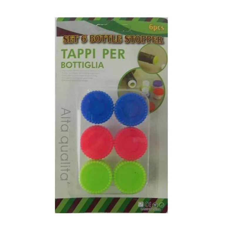 Conjunto De Tampa Dosadora Para Garrafa 2 Em 1 - 6 Unidades