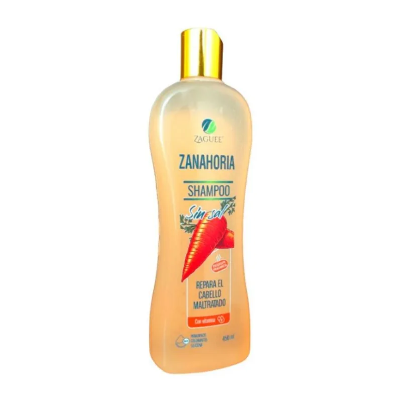 Shampoo De Zanahoria Zaguee Sin Sal 450Ml