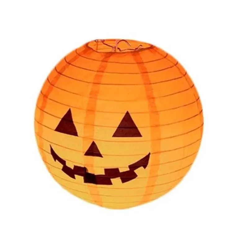 Lanterna Abobora de Halloween Pra Pendurar
