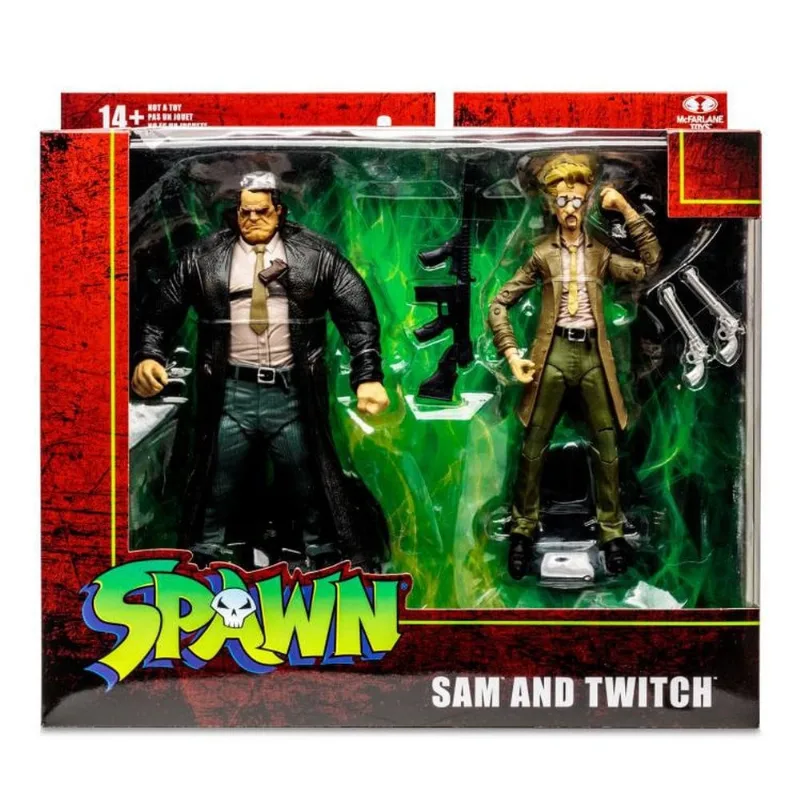 FIGURA MCFARLANE TOYS SPAWN'S UNIVERSE SAM Y TWITCH 2-PACK