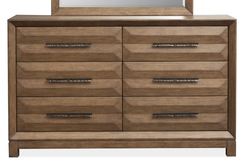 Callisto - Double Drawer Dresser Dark Brown / Dressers