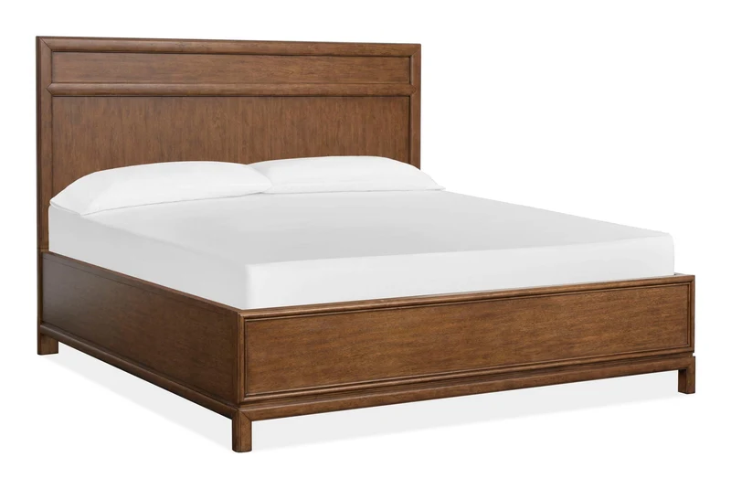 Ridgefield - Panel Bed Dark Brown / Queen