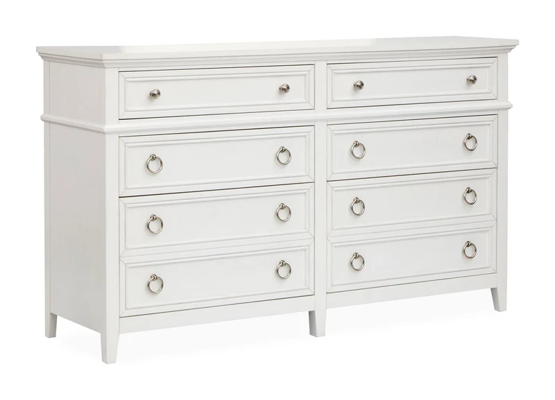 Juniper Hill - Double Drawer Dresser White / Dressers