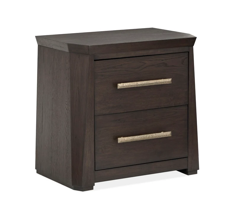 Tauren - Drawer Nightstand - Coffee Bean