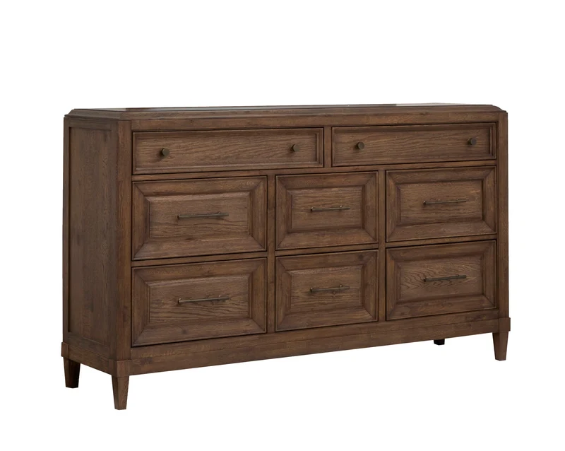 Groveland Park - Drawer Dresser Dark Brown / Dressers