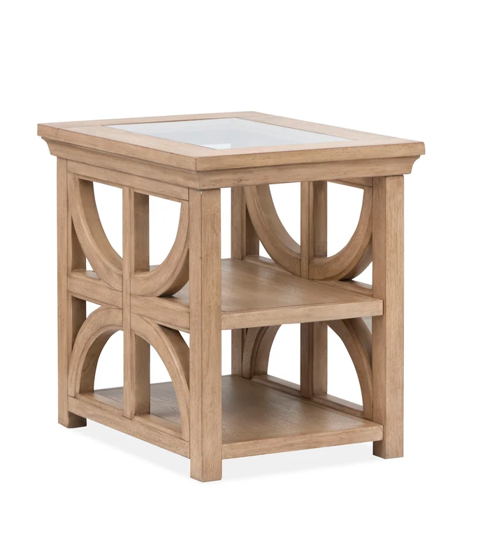 Coventry - Rectangular Shelf Table Light Brown / End Tables